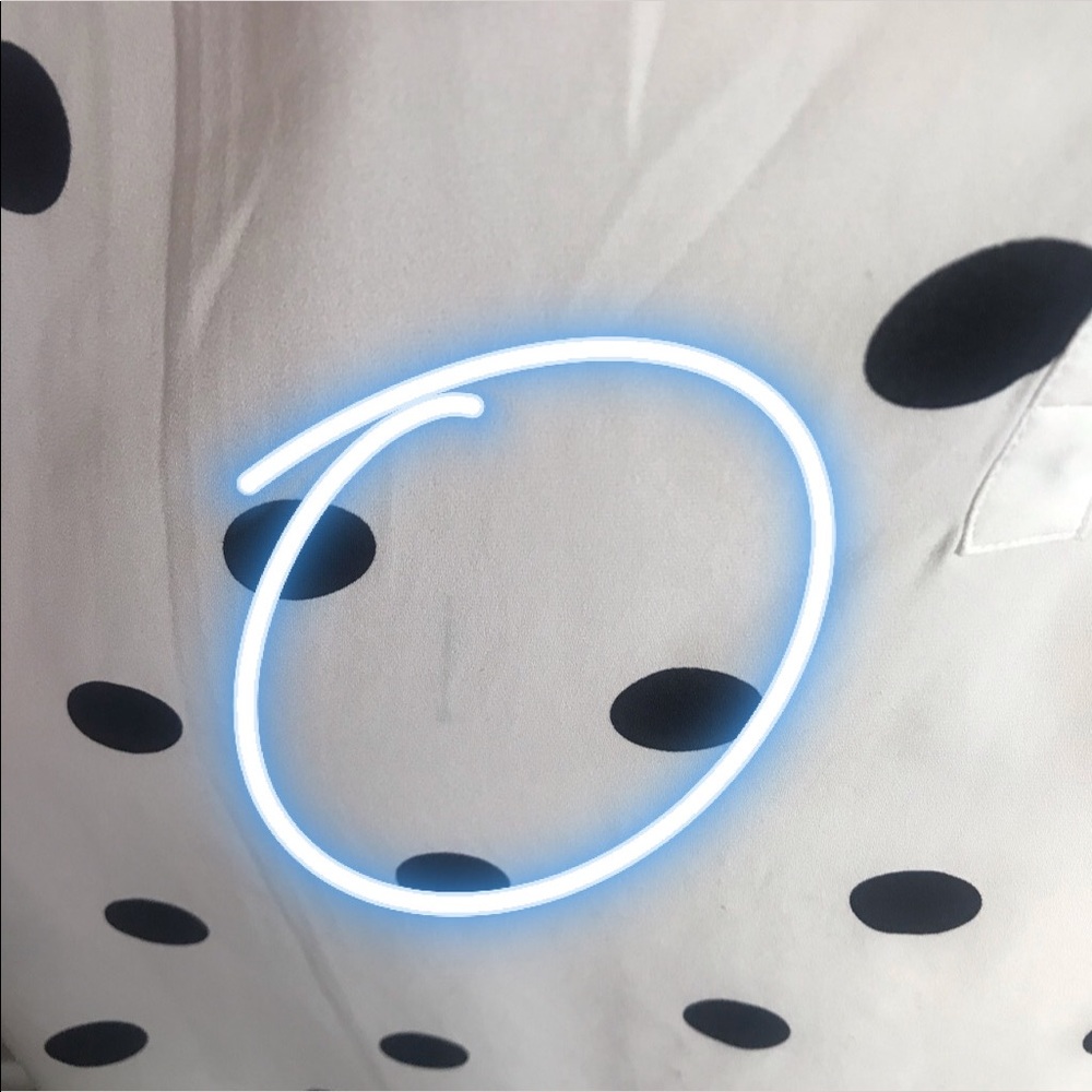 LOFT POLKA DOT SLEEVLESS BLOUSE - Picture 8 of 8